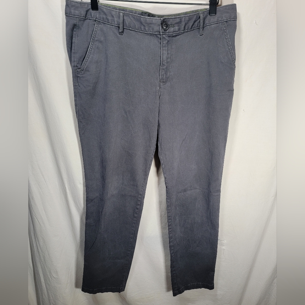 Women's Eddie Bauer Boyfriend Slim size 12  gray slacks in really great shape.